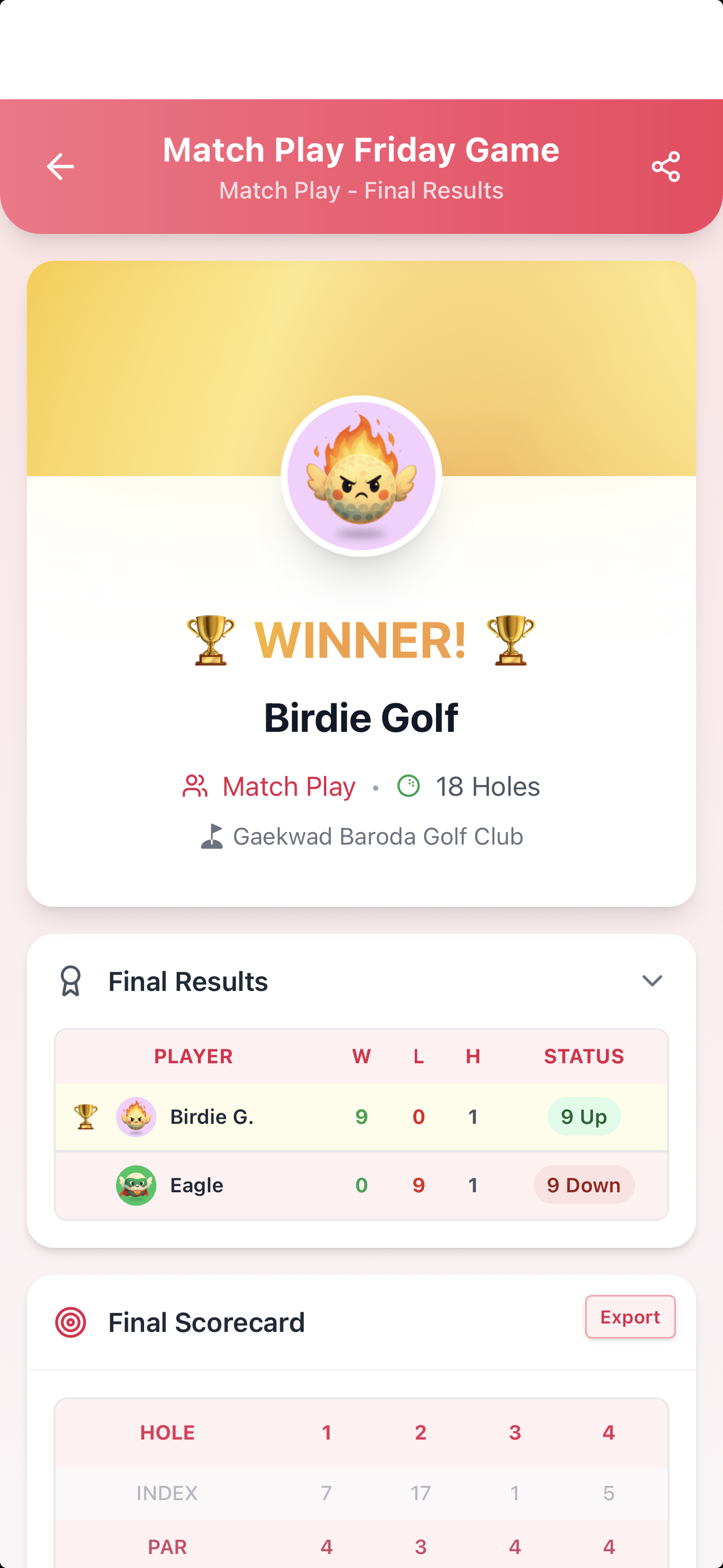 Match Play