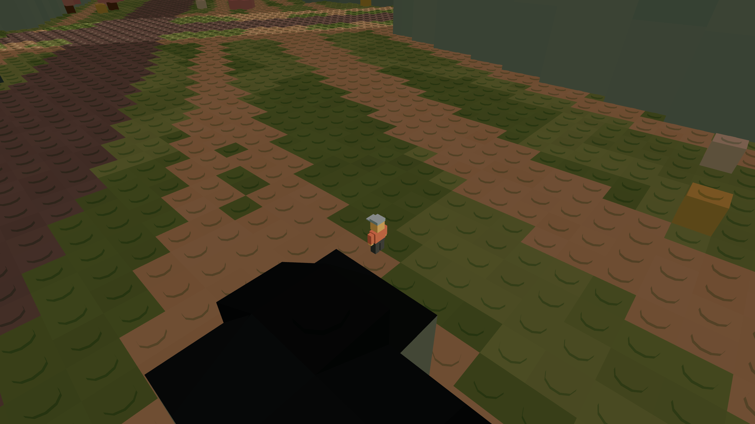 Place, paint, and remove on top of the city, which blurs level and sandbox
